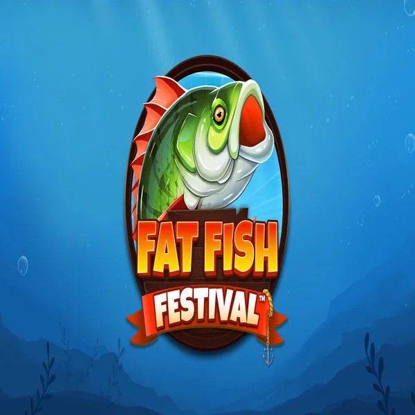Fat Fish Festival slot logo by Wishbone Games at AmunRa Casino
